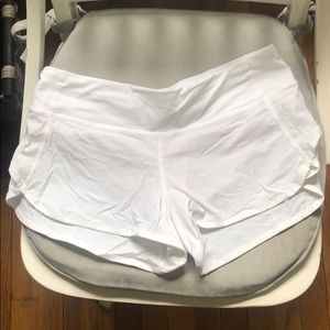 Lululemon speed up short - sz 4 - white